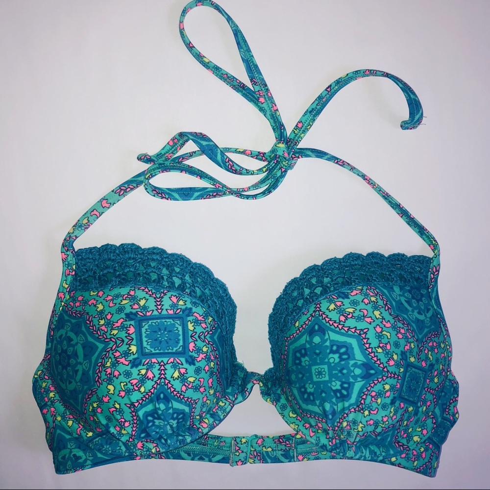Aerie paisley push up bikini top - 32D